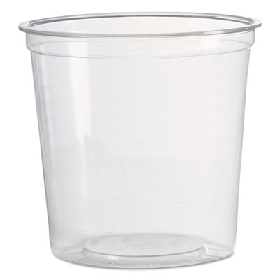 Deli Containers, 24 Oz, Clear, Plastic, 500/Carton
