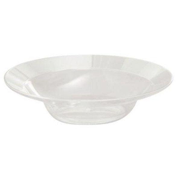 Designerware Plastic Bowls, 10 Oz, Clear, Round, 10/Pack, 18 Packs/Carton