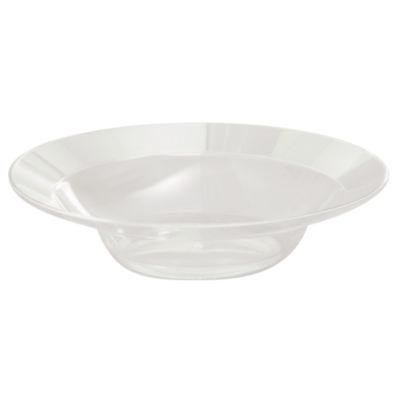 Designerware Plastic Bowls, 10 Oz, Clear, Round, 10/Pack, 18 Packs/Carton