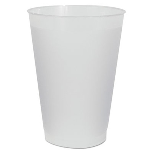 Frost Flex Cups, Cold, 12 Oz, Plastic, Frosted, 25/Pack, 20 Packs/Carton