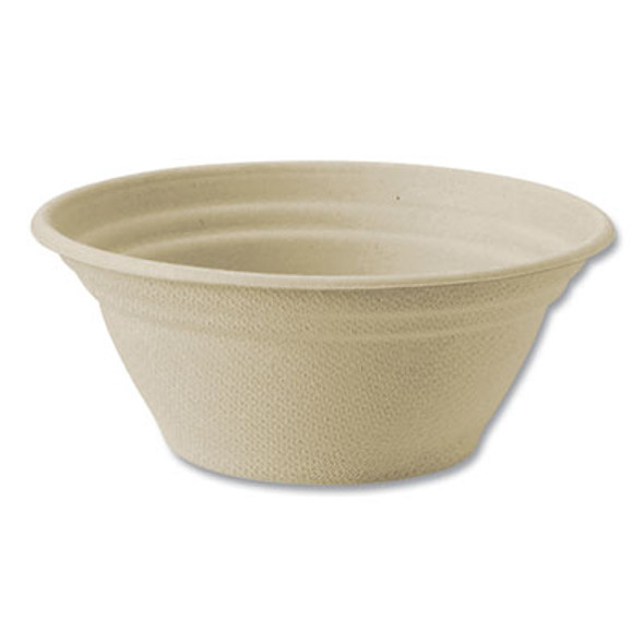 Fiber Bowls, 8 Oz, 4.5" Diameter x 1.8" h, Natural, Paper, 1,000/Carton