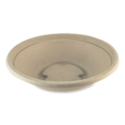 Fiber Bowls, 16 Oz, 7.4 x 7.4 x 1.9, Natural, Paper, 500/Carton