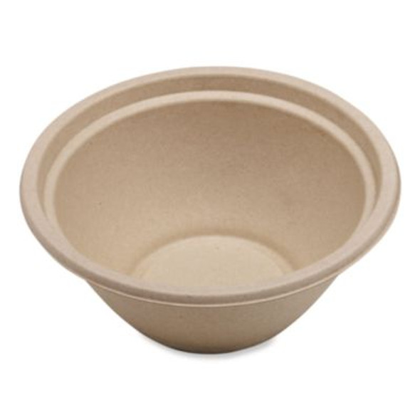 Fiber Bowls, 32 Oz, 7.4 x 7.4 x 3.2, Natural, Paper, 500/Carton