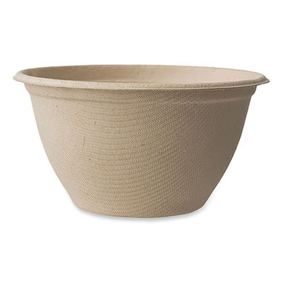 Fiber Bowls, 6 Oz, 3.5 x 3.5 x 2, Natural, Paper, 1,000/Carton