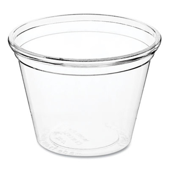 Pla Clear Cold Cups, 1Oz, Plastic, Clear, 3,000/Carton
