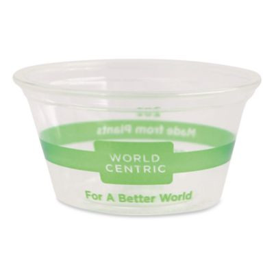Pla Clear Portion Cups, Souffle, 2 Oz, Plastic, Clear, 2,000/Carton