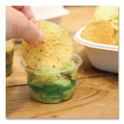 Pla Clear Portion Cups, 4 Oz, Plastic, Clear, 1,000/Carton