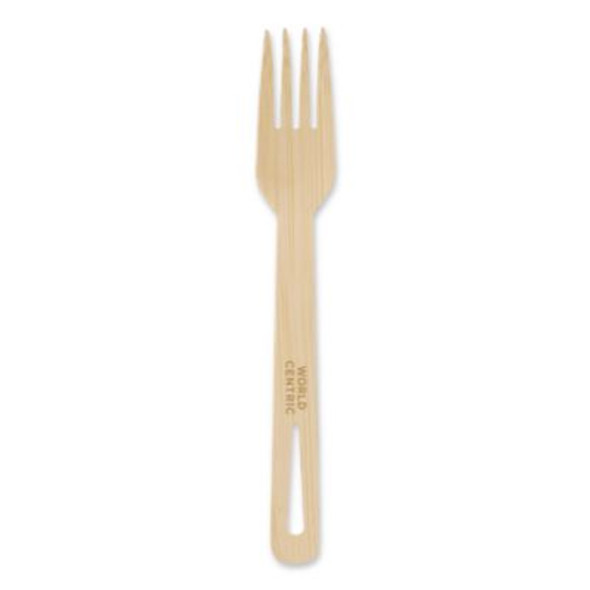 Bamboo Cutlery, Fork, Paper, Natural, 2,000/Carton