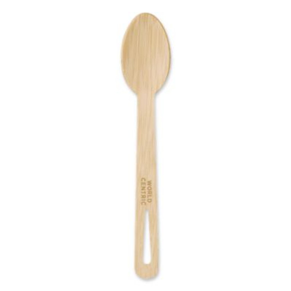 Bamboo Cutlery, Spoon, Paper, Natural, 2,000/Carton