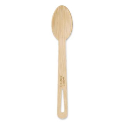 Bamboo Cutlery, Spoon, Paper, Natural, 2,000/Carton