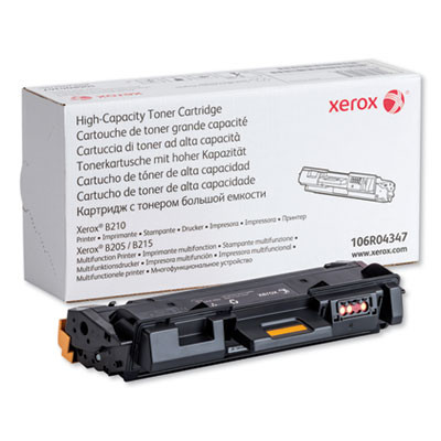 106r04347 High-Yield Toner, 3,000 Page-Yield, Black