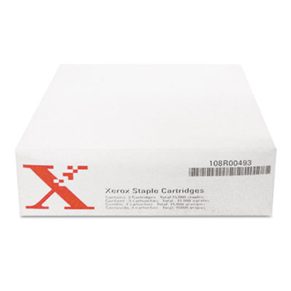 108r00493 Staple Cartridge, 5,000 Staples/Cartridge, 3 Cartridges/Pack