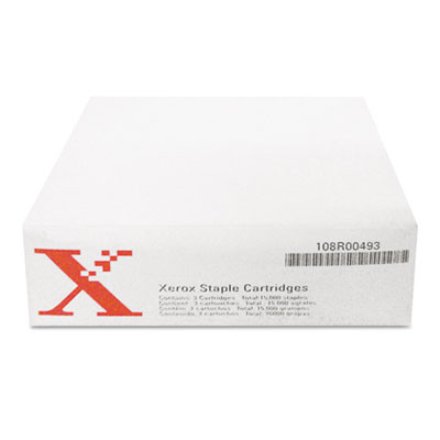 108r00493 Staple Cartridge, 5,000 Staples/Cartridge, 3 Cartridges/Pack