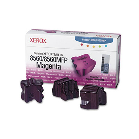 108r00724 Solid Ink Stick, 3,400 Page-Yield, Magenta, 3/Box
