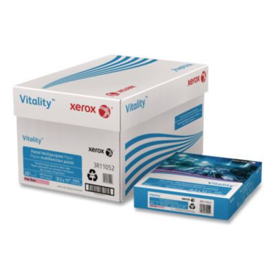 Multipurpose Pastel Colored Paper, 20 Lb Bond Weight, 8.5 x 11, Pink, 500/Ream