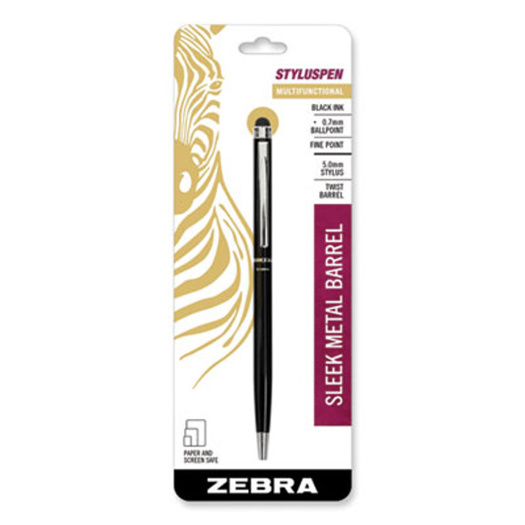 Styluspen Twist Ballpoint Pen/Stylus, Black