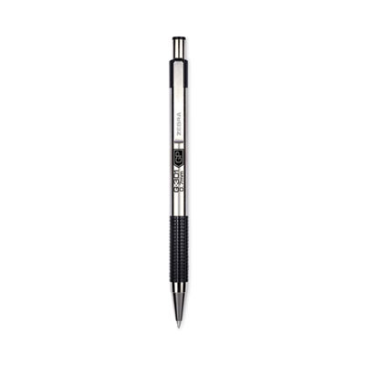 G-301 Gel Pen, Retractable, Medium 0.7 Mm, Black Ink, Stainless Steel/Black Barrel