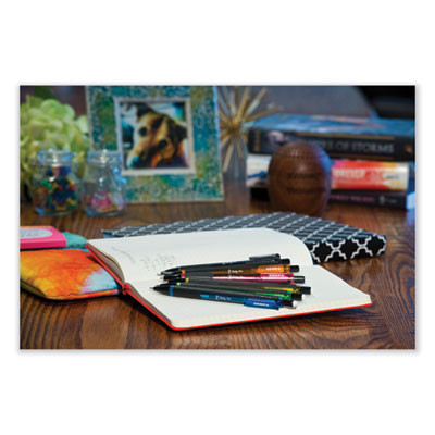 Z-Grip Plus Mechanical Pencil, 0.7Mm, Hb (#2), Black Lead, Assorted Barrel Colors, 3/Pack