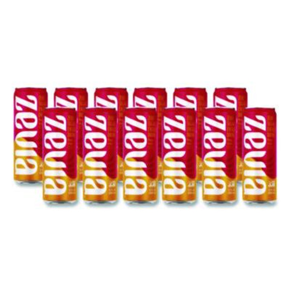 Zero Sugar Naturally Sweetened Energy Drink, Mango Ginger, 12 Oz Can, 12/Carton