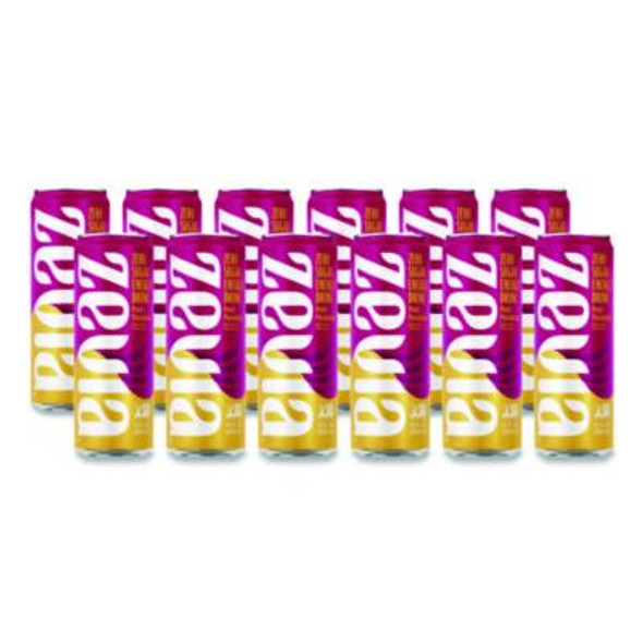 Zero Sugar Naturally Sweetened Energy Drink, Peach Passionfruit, 12 Oz Cans, 12/Carton
