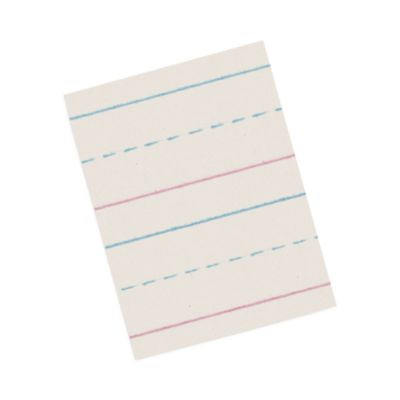 Multi-Program Picture Story Paper, 30 Lb Bond Weight, 5/8" Long Rule, Two-Sided, 12 x 18, 250/Pack