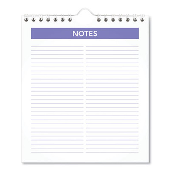 Mini Monthly Wall Calendar With Fold-Out Easel, 7 x 8, White Sheets, 12-Month (Jan To Dec): 2026