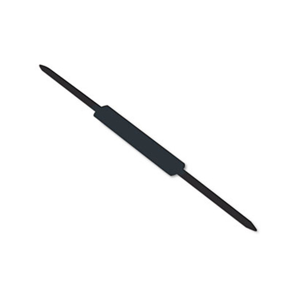 Premium Self-Adhesive Two-Prong Paper Fastener Bases, 1" Capacity, 2.75" Center To Center, Silver, 100/Box