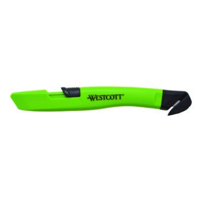 Safety Ceramic Blade Box Cutter, 0.5" Blade, 5.7" Plastic Handle, Green