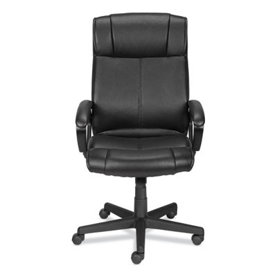 Alera Dalibor Series Manager Chair, Supports Up To 250 Lb, 17.5" To 21.3" Seat Height, Black Seat/Back, Black Base