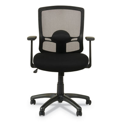 Alera Etros Series Mesh Mid-Back Chair, Supports Up To 275 Lb, 18.03" To 21.96" Seat Height, Black