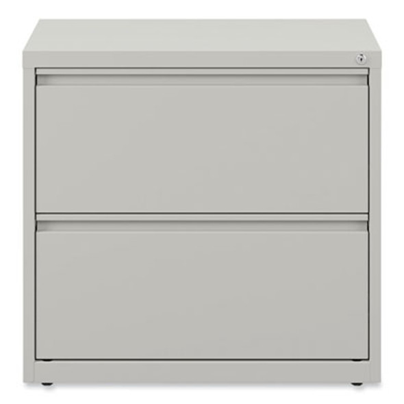 Lateral File, 2 Legal/Letter-Size File Drawers, Light Gray, 30" x 18.63" x 28"