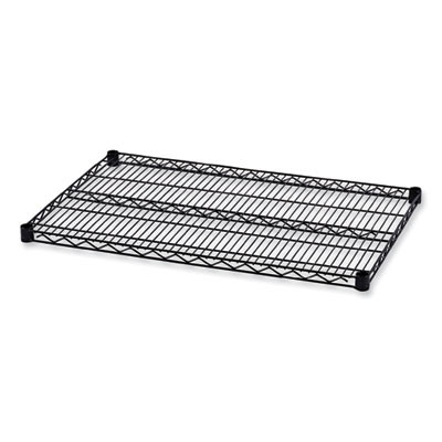 Industrial Wire Shelving Extra Wire Shelves, 36w X 24d, Black, 2 Shelves/Carton