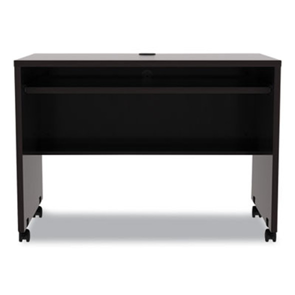 Alera Valencia Series Mobile Workstation Desk, 41.38" X 23.63" X 30", Espresso