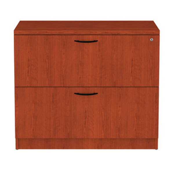 Alera Valencia Series Lateral File, 2 Legal/Letter-Size File Drawers, Medium Cherry, 34" X 22.75" X 29.5"