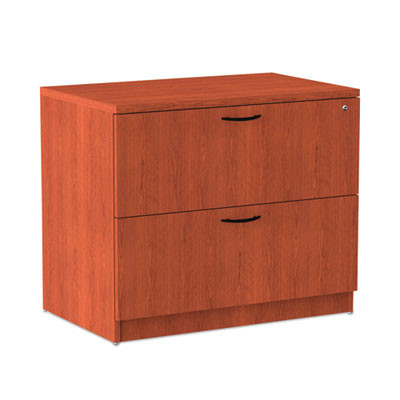 Alera Valencia Series Lateral File, 2 Legal/Letter-Size File Drawers, Medium Cherry, 34" X 22.75" X 29.5"