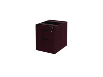 Alera Valencia Series Hanging Pedestal File, Left/Right, 2-Drawers: Box/File, Legal/Letter, Mahogany, 15.63" X 20.5" X 19.25"
