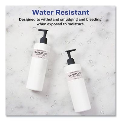 Rectangle Labels, Inkjet/Laser Printers, 7.85 X 1.75, Textured White, 5/Sheet, 10 Sheets/Pack