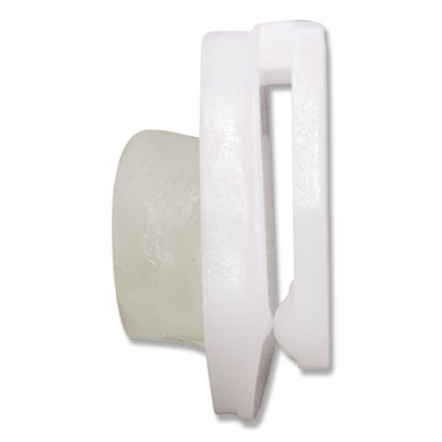 Stikkiclips, Adhesive Back, 40 Sheet Capacity, White, 20/Pack