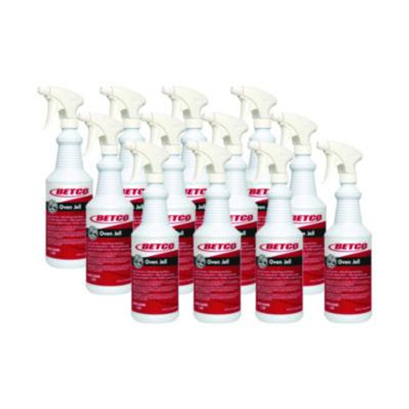 Oven Jell Cleaner, Lemon Scent, 32 Oz Bottle, 12/Carton