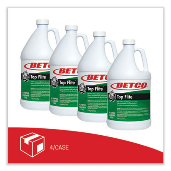 Top Flite All-Purpose Cleaner, Mint Scent, 1 Gal Bottle, 4/Carton