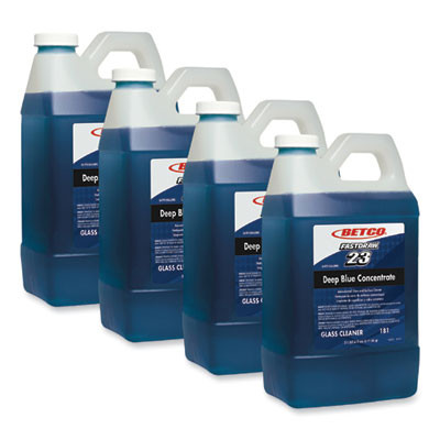 Deep Blue Fastdraw Glass And Surface Cleaner, 2 L Bottle, 4/Carton