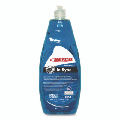 Symplicity In-Sync Hand Dishwashing Detergent, Fresh Ozonic Scent, 38 Oz Bottle, 8/Carton