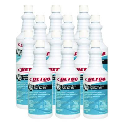 Fight Bac Rtu Disinfectant, Citrus Floral Scent, 32 Oz Spray Bottle, 12/Carton