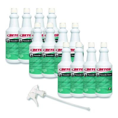 Green Earth Peroxide Cleaner, Fresh Mint Scent, 32 Oz Bottle, 12/Carton