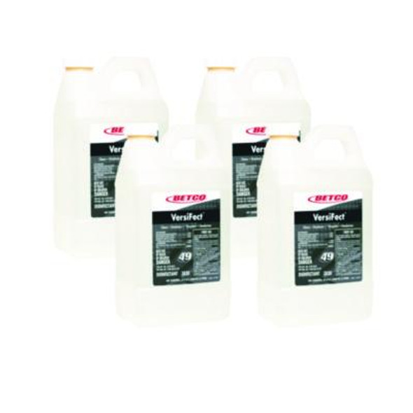 Versifect Fastdraw Cleaner Disinfectant, Fresh Scent, 2 L Bottle, 4/Carton