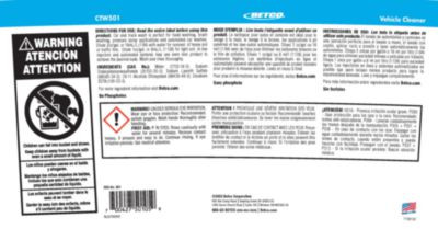 Ctw501 Car And Truck Wash, Lemon Scent, 5 Gal Pail