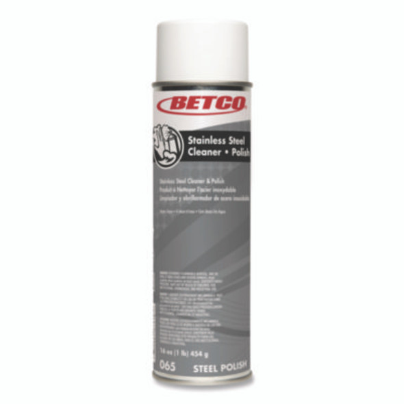 Stainless Steel Cleaner And Polish, Characteristic Scent, 16 Oz Aerosol Spray, 12/Carton