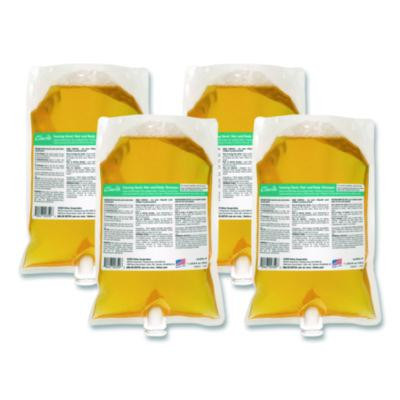 Foaming Hand, Hair And Body Shampoo, Fresh Scent, 1,000 Ml, 6/Carton