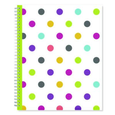Teacher Dots Cyo Cover Weekly/Monthly Lesson Planner, 9 Classes, Multicolor Cover, 11 x 8.5, 12-Month (July-June), 2025-2026