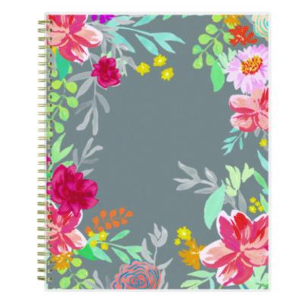 Sophie Frosted Weekly/Monthly Planner, Floral Artwork, 11 x 8.5, Multicolor Cover, 12-Month (Jan To Dec): 2026